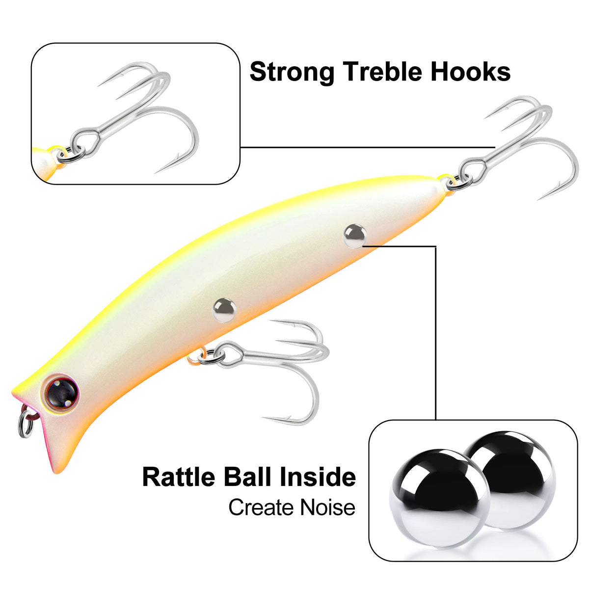 Dr.Fish Floating Lure 90/110mm Surface Minnow Lure