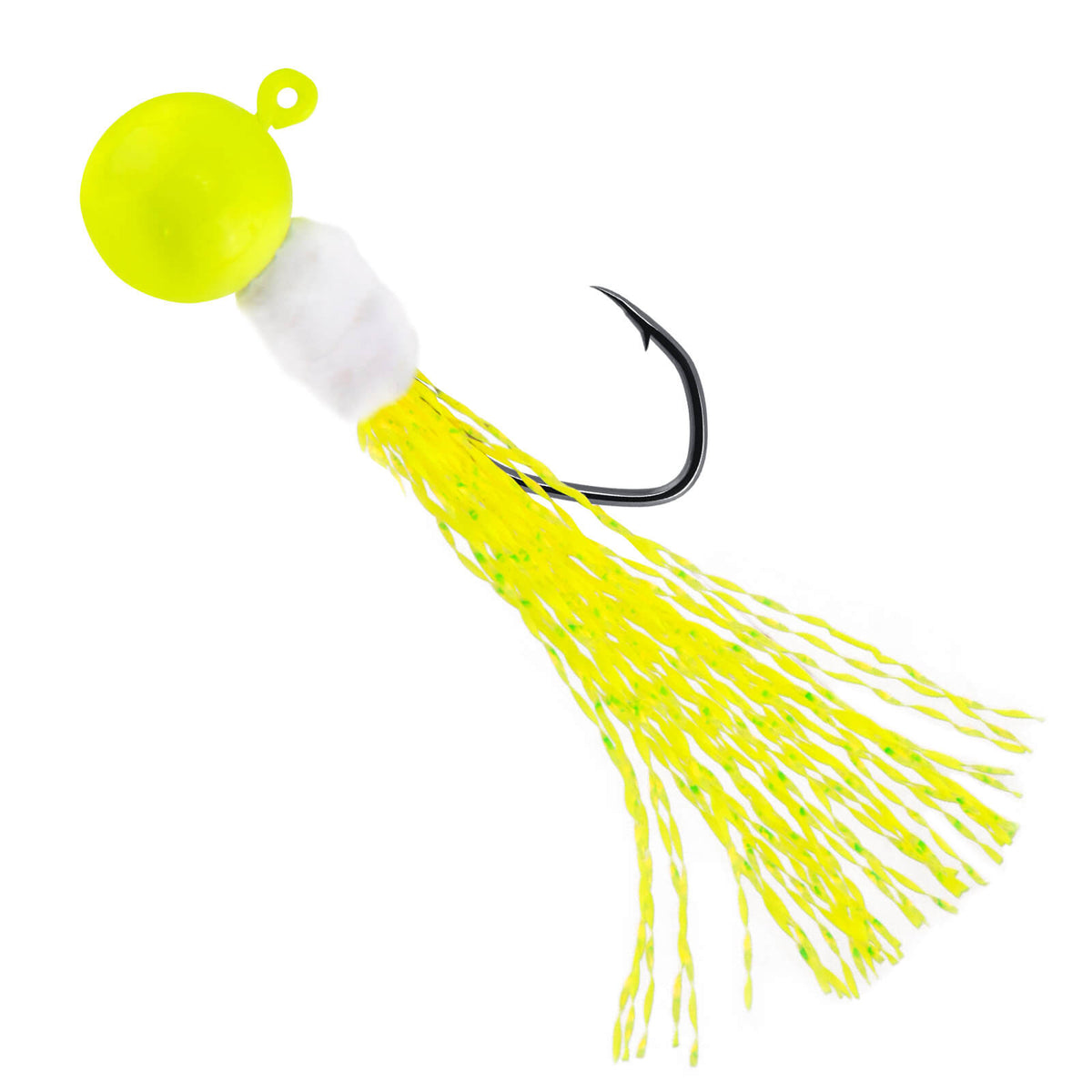 Dr.Fish 10pcs Crappie Marabou Jig heads 1/16oz-3/16oz