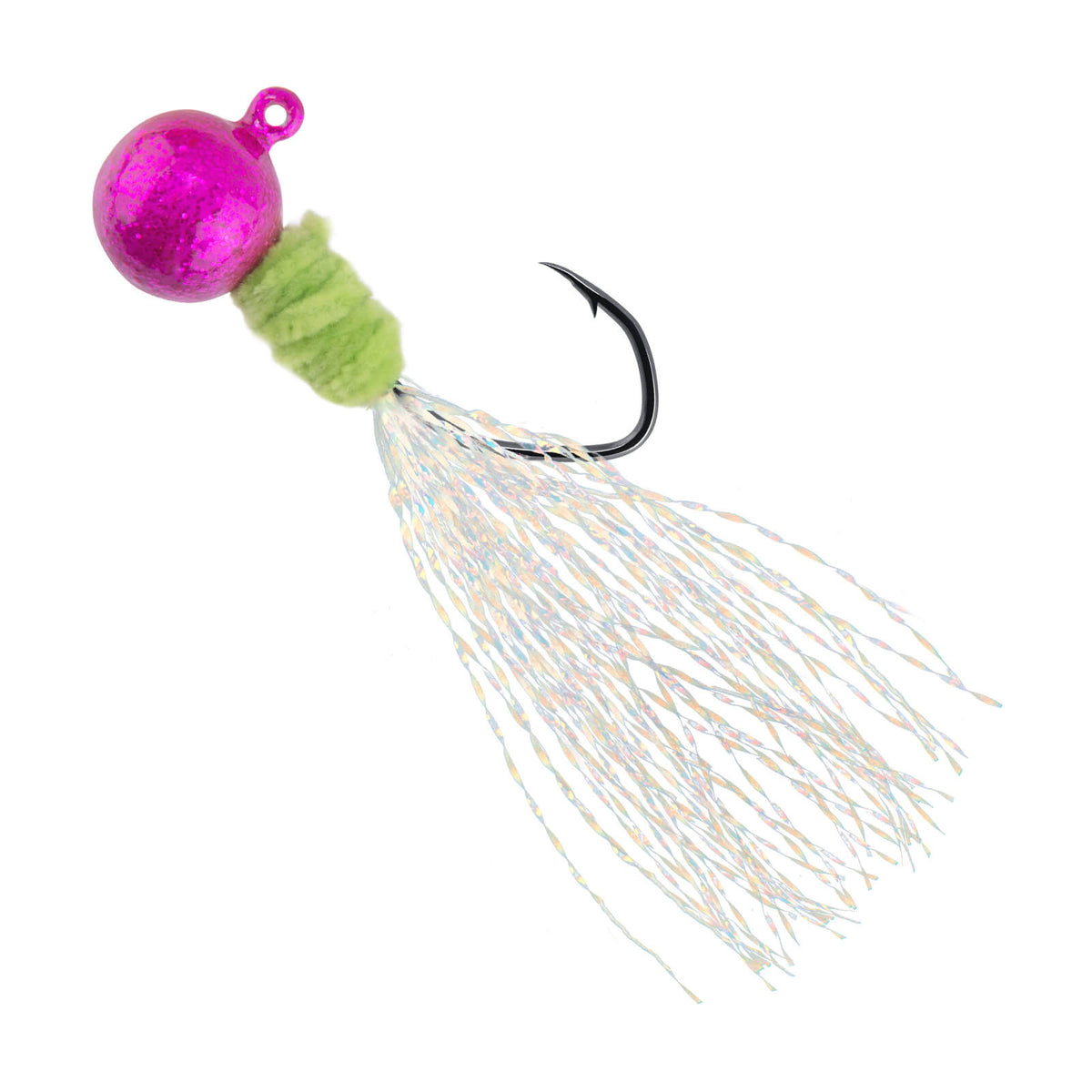 Dr.Fish 10pcs Crappie Marabou Jig heads 1/16oz-3/16oz