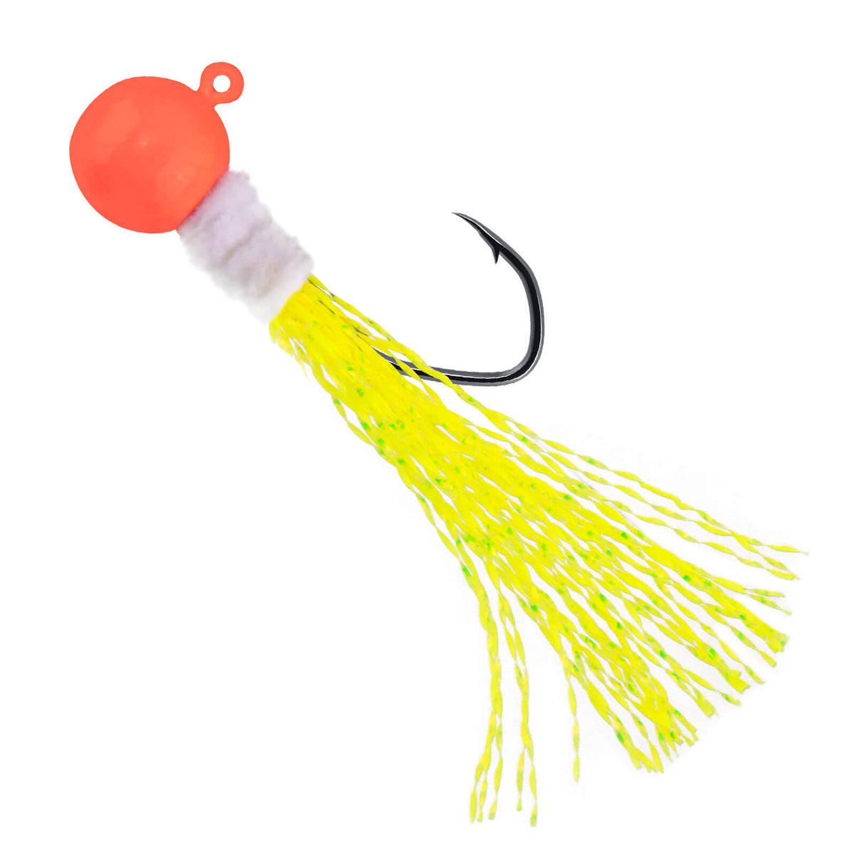 Dr.Fish 10pcs Crappie Marabou Jig heads 1/16oz-3/16oz