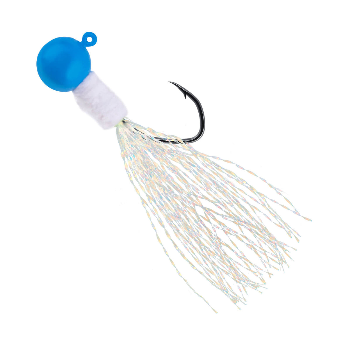 Dr.Fish 10pcs Crappie Marabou Jig heads 1/16oz-3/16oz