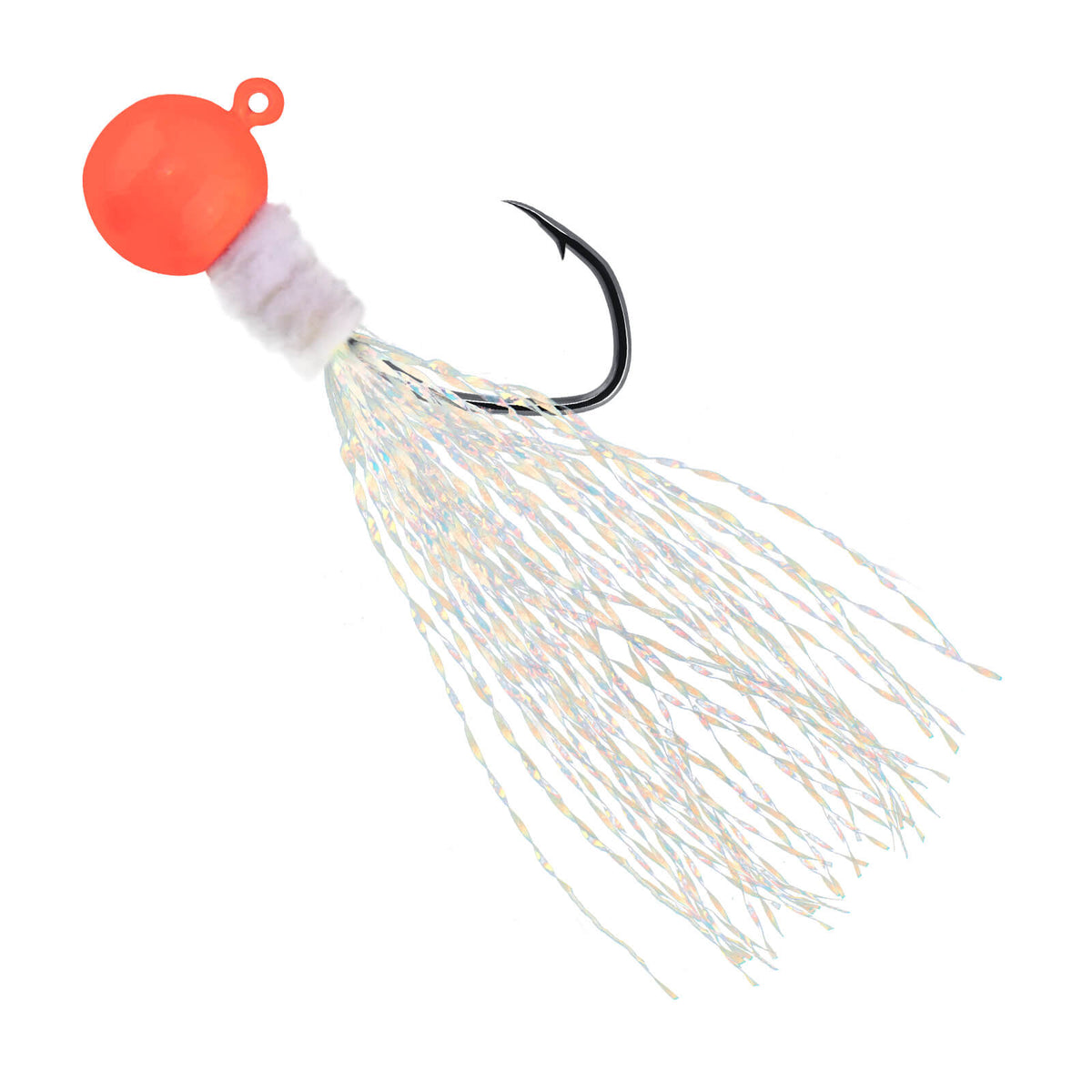 Dr.Fish 10pcs Crappie Marabou Jig heads 1/16oz-3/16oz