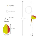 Dr. Fish 10 pcs Walleye Spinner Rigs
