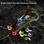 Dr.Fish 10pcs Underspin Jig Heads 1/8oz-1/4oz