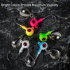 Dr.Fish 10pcs Underspin Jig Heads 1/8oz-1/4oz