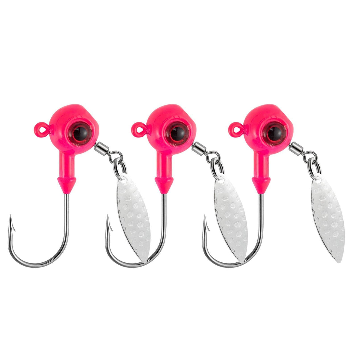 Dr.Fish 10pcs Underspin Jig Heads1/8oz-1/4oz - Dr.Fish Tackles