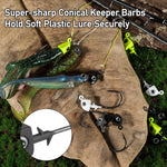 Dr.Fish 10pcs ungsten Swimbait Jig Heads  1/8-3/8oz