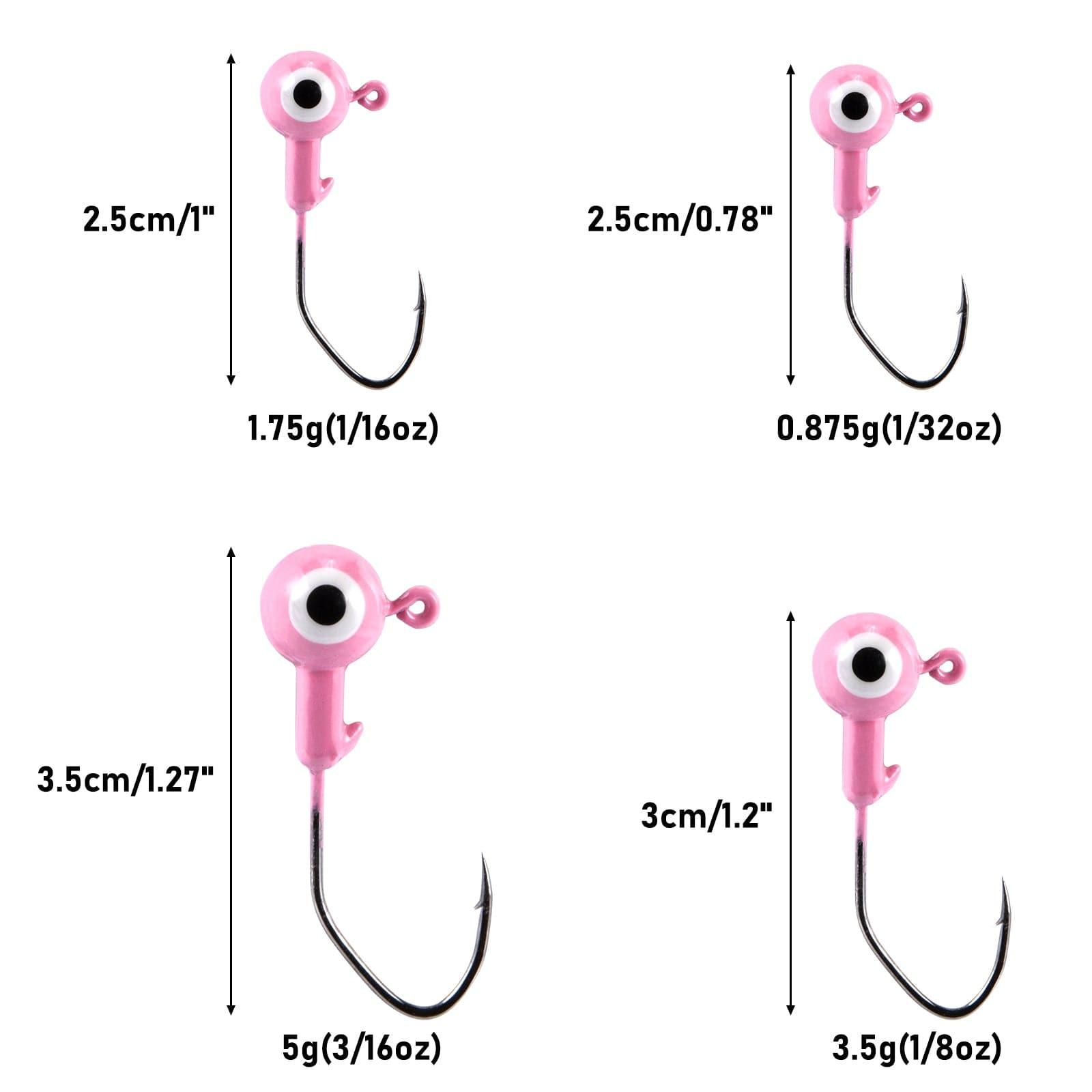 Dr.Fish 3pcs/5pcs 3D Eyes Jig Head 5.5-10g – Dr.Fish Tackles