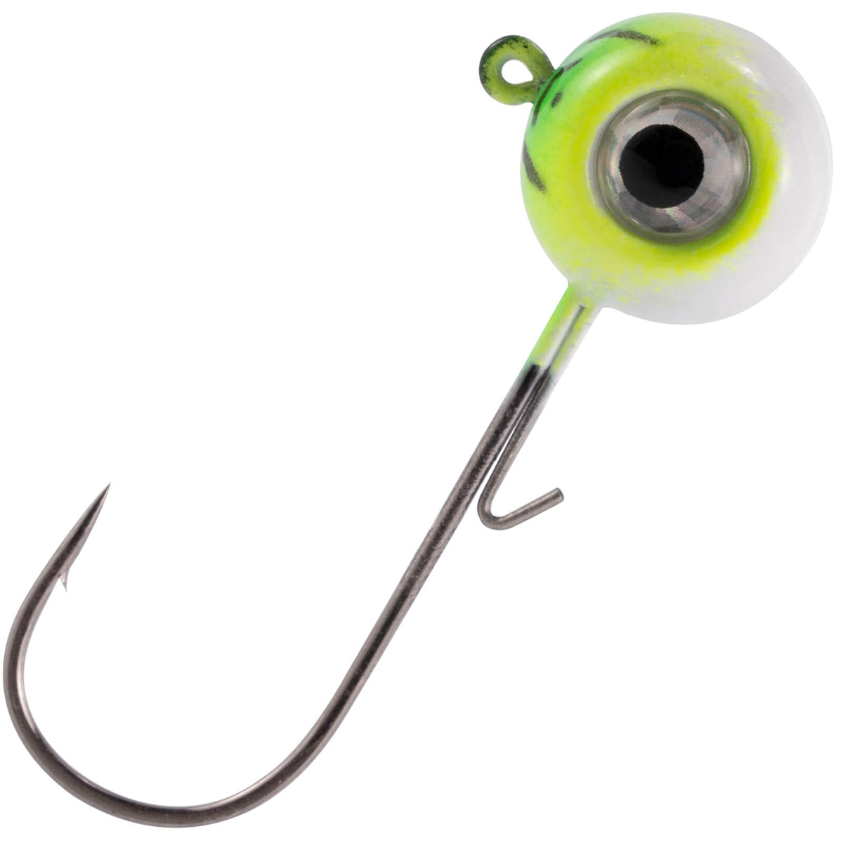 Dr.Fish 10pcs 3D Round Eye Jig Heads 1/16oz-3/8oz