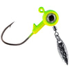 Dr.Fish 10pcs Underspin Jig Heads with Spinner Blade 1/32-3/8oz