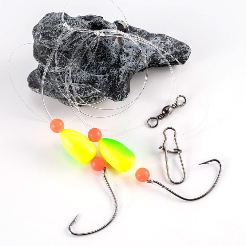 Dr.Fish 5pcs Pompano Rigs Surf Fishing Rigs