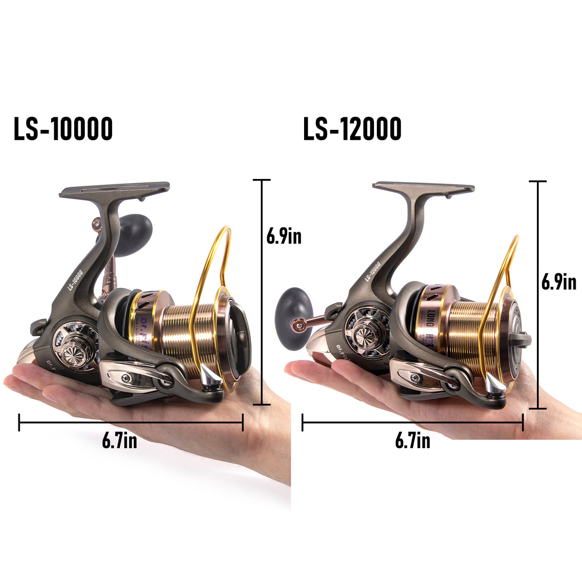 Dr.Fish LS Surf Fishing Reel 10000/12000 Heavy Duty