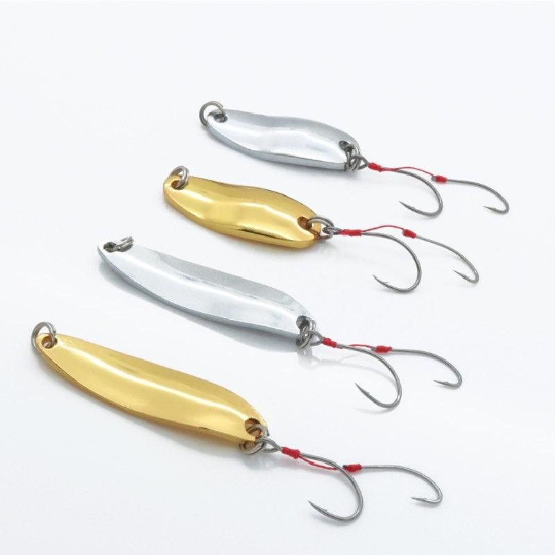 Dr.Fish Spoons Lure with Single Hooks 2.5，3.5g