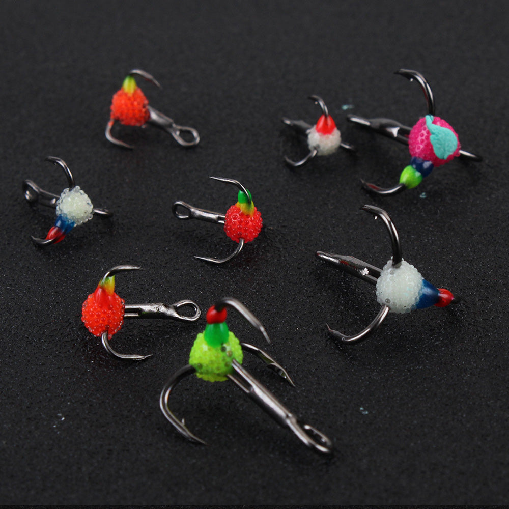 Dr.Fish 5pcs Ice Small Fishing Tackle Kit 6# 8# 10#