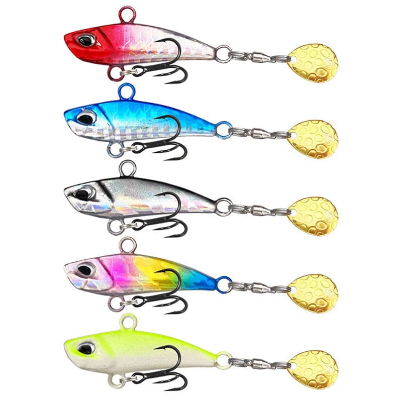 Dr.Fish 2pcs Colorful Fishing Spoons Lures 7-20g