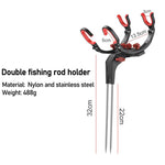 Dr.Fish Fishing Rod Holders 25cm ( 360 Degree Adjustable)