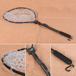 Dr.Fish Foldable Soft Rubber Mesh Trout Net