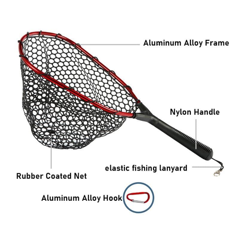 Dr.Fish Alloy Frame Fly Fishing Net 37*28cm - Dr.Fish Tackles