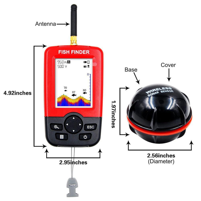 Dr.Fish Portable Kayak Depth Finder - Dr.Fish Tackles