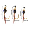 Dr.Fish 10pcs Trout Flies Fishing lure 0.55-0.64''