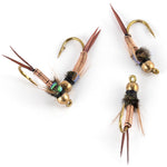 Dr.Fish 10pcs Trout Flies Fishing lure 0.55-0.64''