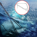 Dr.Fish Foldable Fishing Net  with Pole Handle 2.95ft
