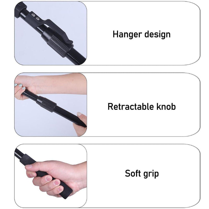 Dr.Fish Foldable Fishing Net  with Pole Handle 2.95ft