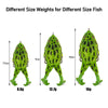 Dr.Fish 5pcs  Plastic Hollow Body Frog Topwater Lures 8.6-16g