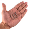 Dr.Fish 10pcs Fishing Weighted Wacky Hooks 0.02-0.045oz