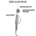 Dr.Fish 10pcs Fishing Weights Sinkers with Snaps  3/32-1//2oz