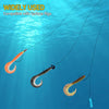 Dr.Fish 10pcs Plastic Worm Swimbaits 2.95''