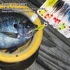 Dr.Fish 55pcs  Crappie Lures Kit（15pcs jigs+40pcs Shad Baits)