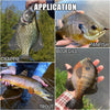 Dr.Fish 55pcs Crappie Lures Kit （15pcs jigs+40pcs Paddle Tails)