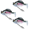 Dr.Fish 3pcs  PaddleTail Plastic Lure 3.15'' 0.6oz