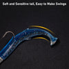 Dr.Fish 5pcs Sandeel Soft Fishing Lures 4.52'' 0.49oz
