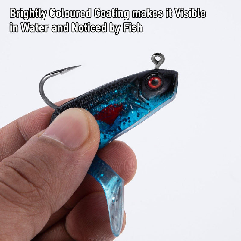 Dr.Fish 5pcs Swimbait Jig Heads 3.14" 0.33oz