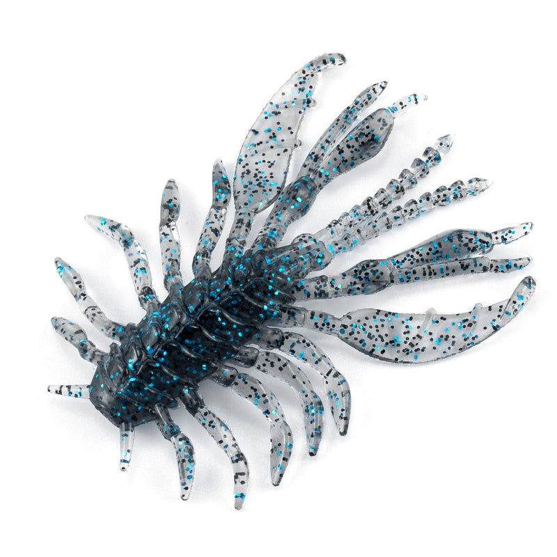 Dr.Fish 8 pcs Plastic Spider crawfish Soft Bait 1/6oz