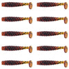 Dr.Fish 10 pcs Paddle Tail Soft Baits 1-1/2''