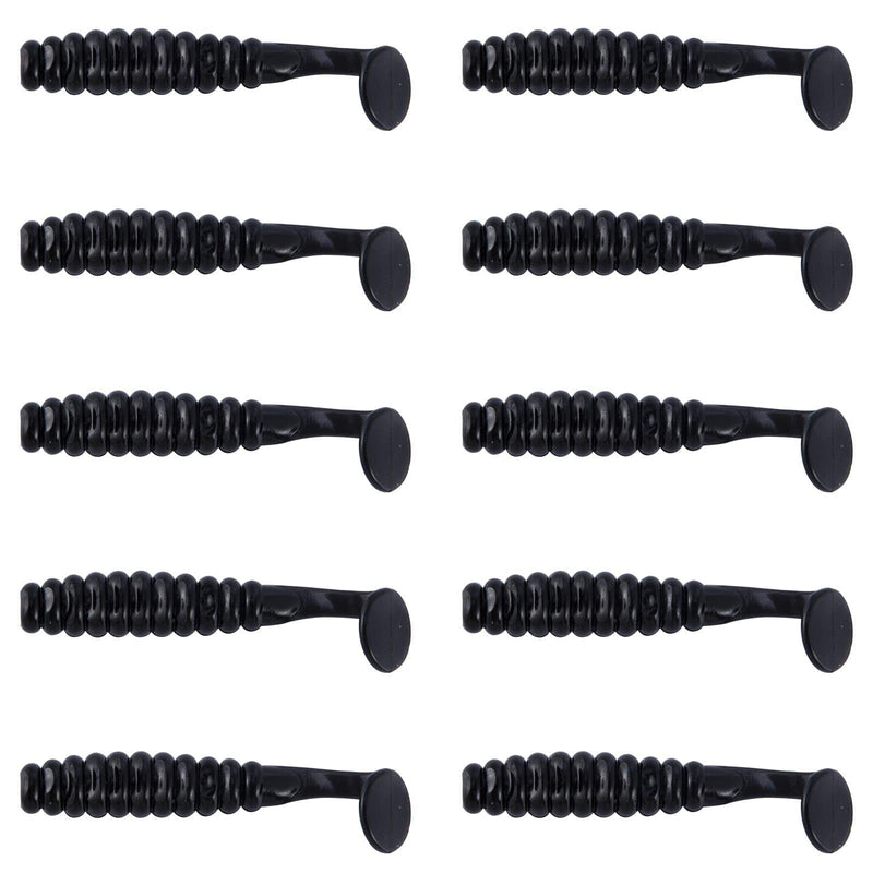Dr.Fish 10 pcs Paddle Tail Soft Baits 1-1/2''