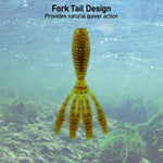 Dr.Fish 20 pcs Fork Tail Soft Baits 1.38''