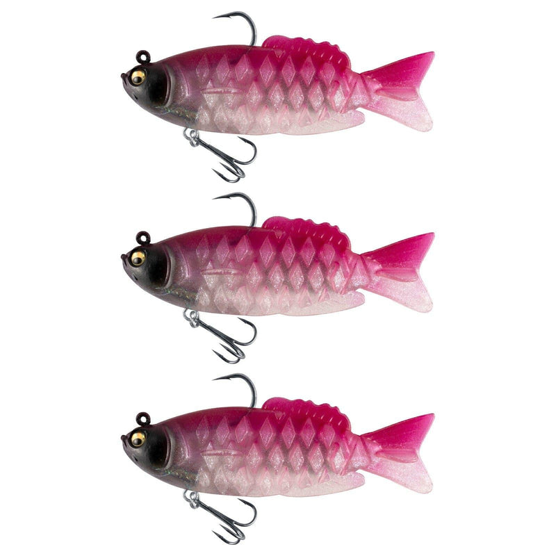 Dr.Fish 3pcs Walleye Pike Soft Swimbait  4‘’ 3/4oz - Dr.Fish Tackles
