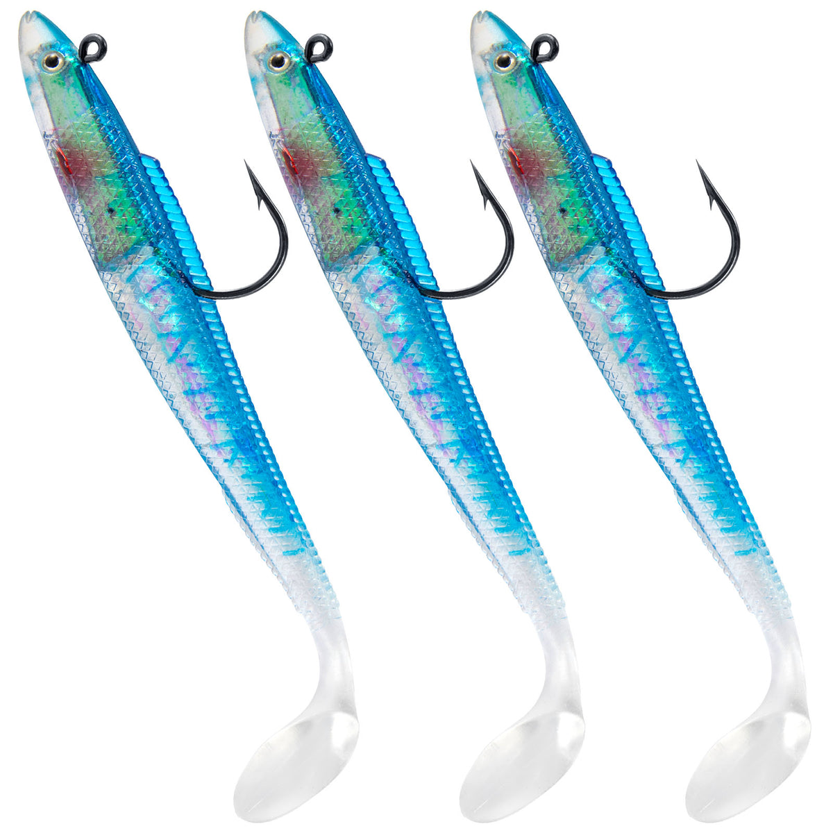 Dr.Fish 3pcs Sandeel Fishing Lures 15cm/30g