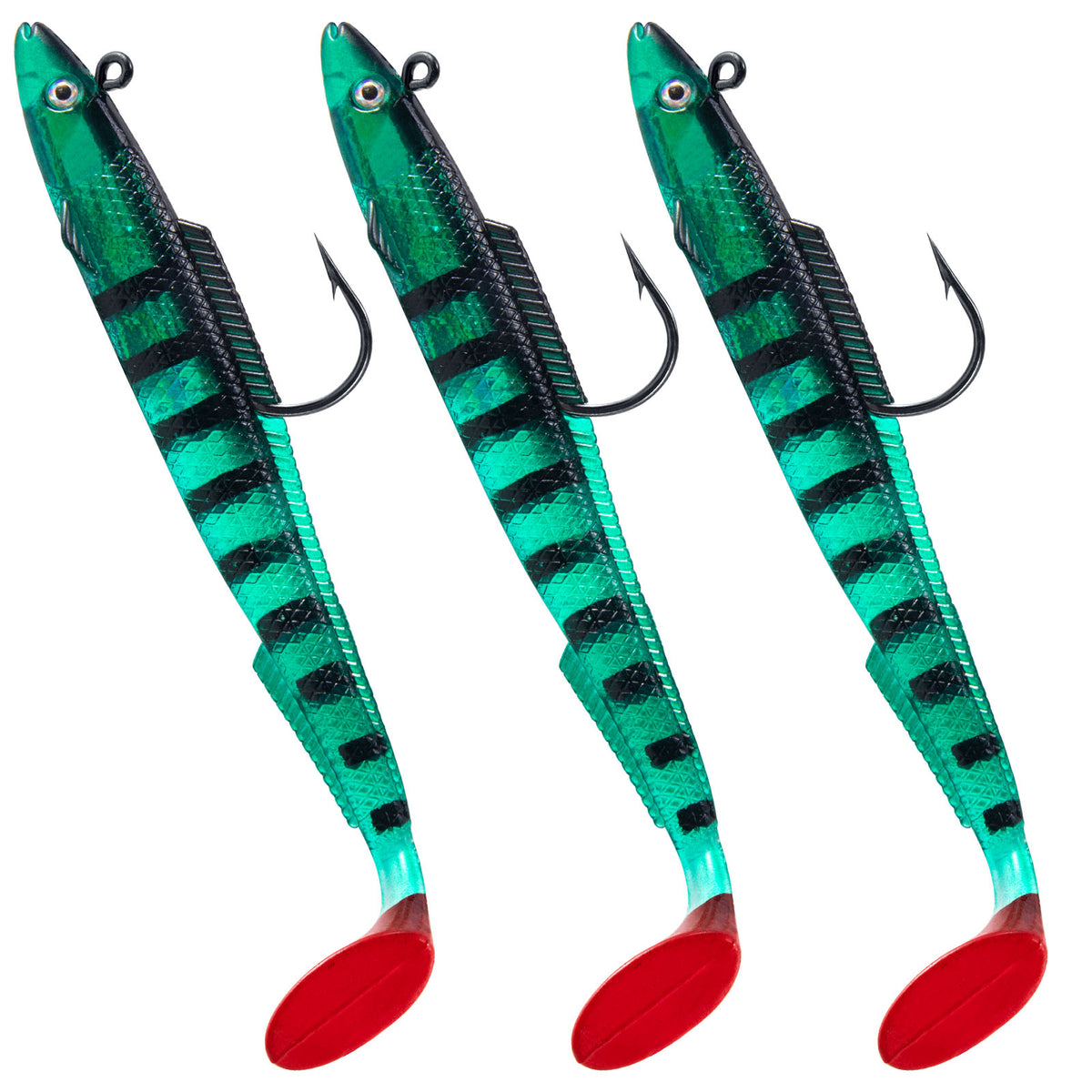 Dr.Fish 3pcs Sandeel Fishing Lures 15cm/30g