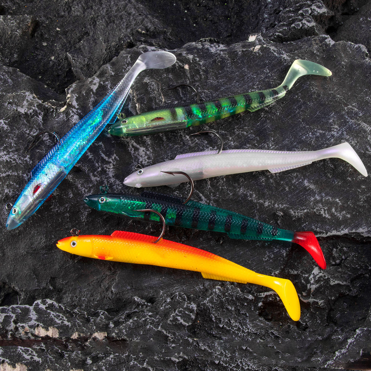 Dr.Fish 3pcs Sandeel Fishing Lures 15cm/30g
