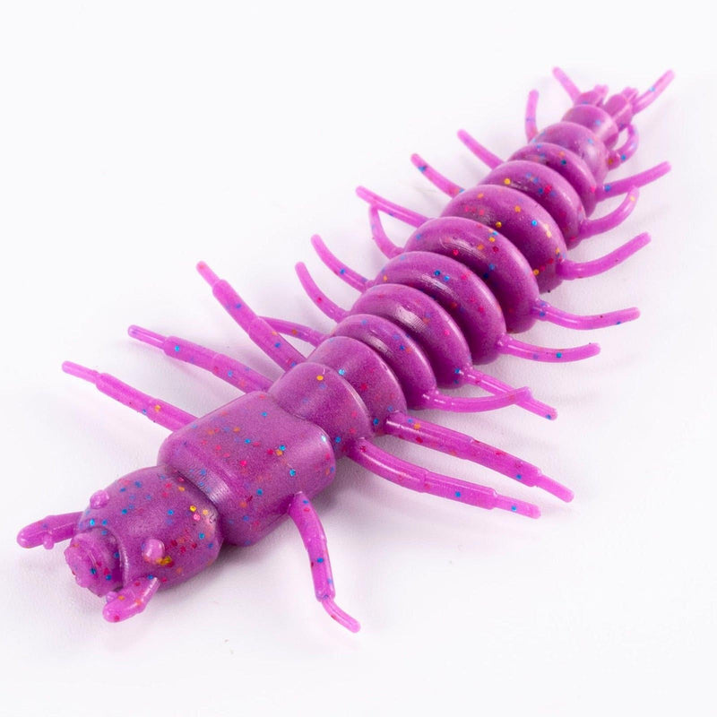 Dr.Fish 8pcs Hellgrammite Plastic Soft Worm Lure 3''
