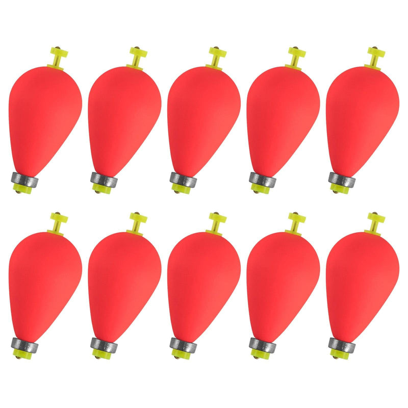 Dr.Fish 10pcs Pear Shape Fishing Float  7/32-1/3oz