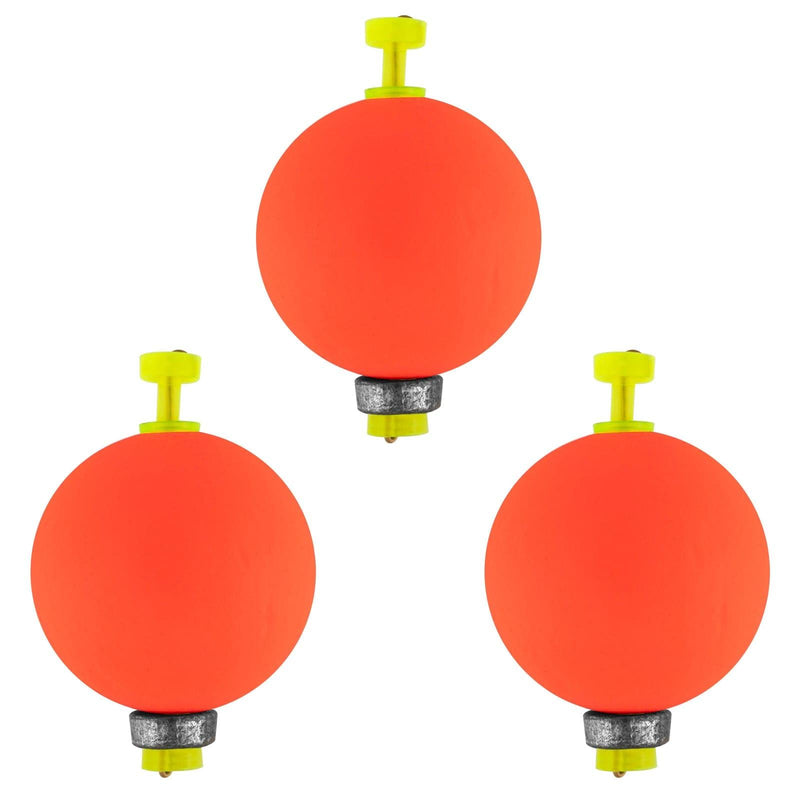 Dr.Fish 10pcs Fishing Weighted Bobbers Egg Floats 1/6-3/8oz