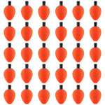 Dr.Fish 30pcs Foam Teardrop Fishing Bobbers 1.06''