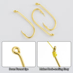 Dr.Fish  100pcs Baitholder Golden  Hooks  #1to5/0