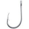 Dr.Fish 50pcs Fishing Circle "J"Hook 1/0-10/0